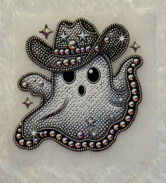 Faux Rhinestone Ghost (pocket)