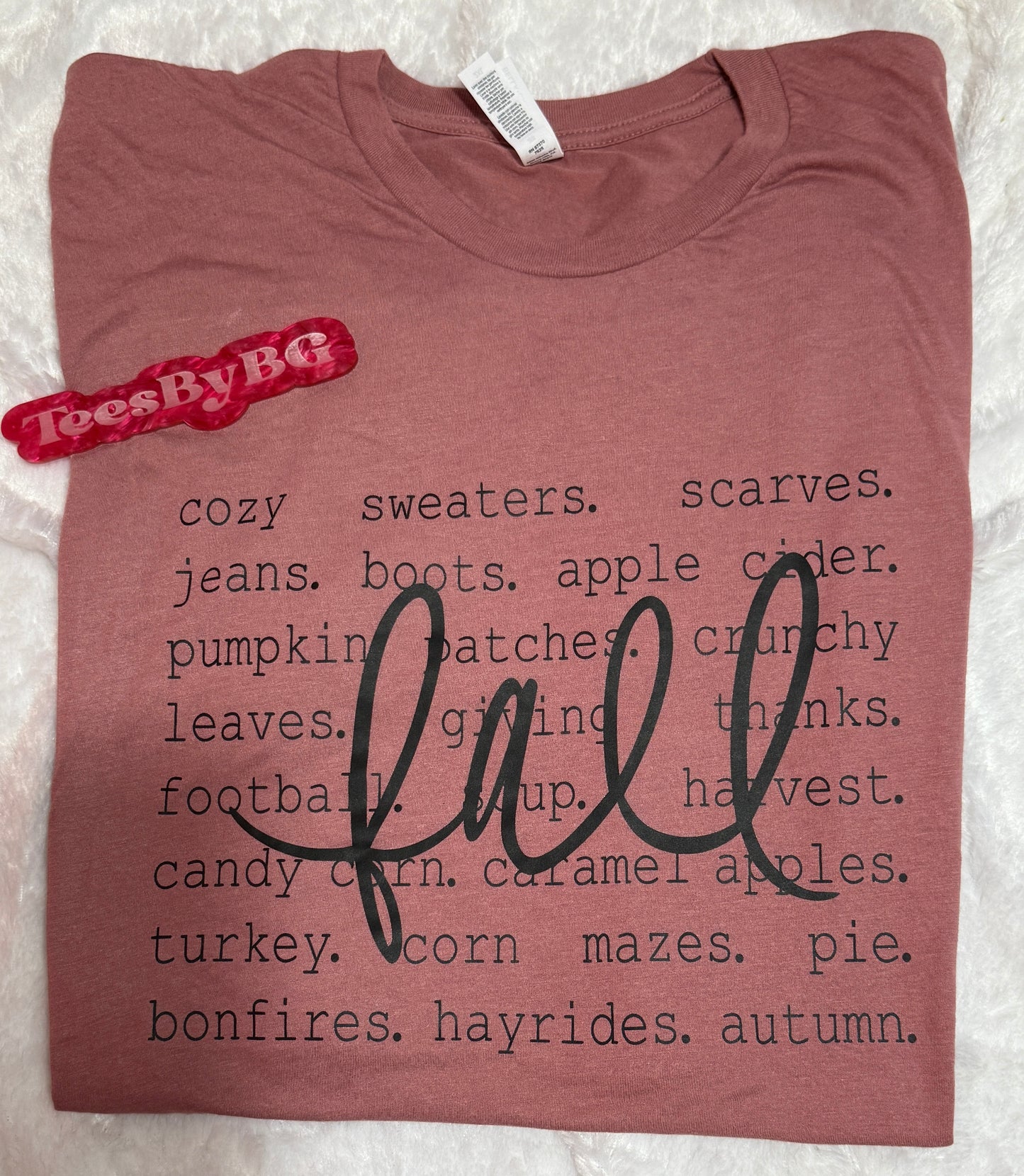 Fall Words - Short Sleeve