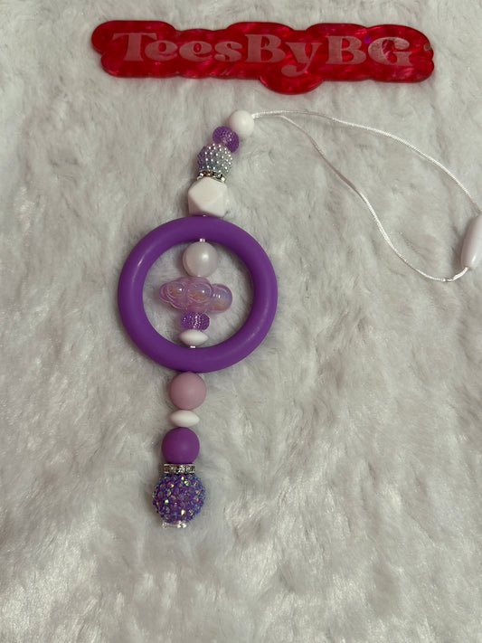 Purple Cloud Car Charm