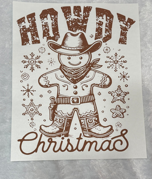 Howdy Christmas Gingerbread