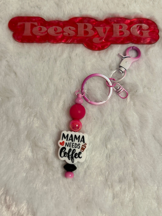 Mama Needs Coffee on the Tie Dye Pink