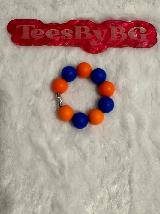 Blue and Orange Cup Charm