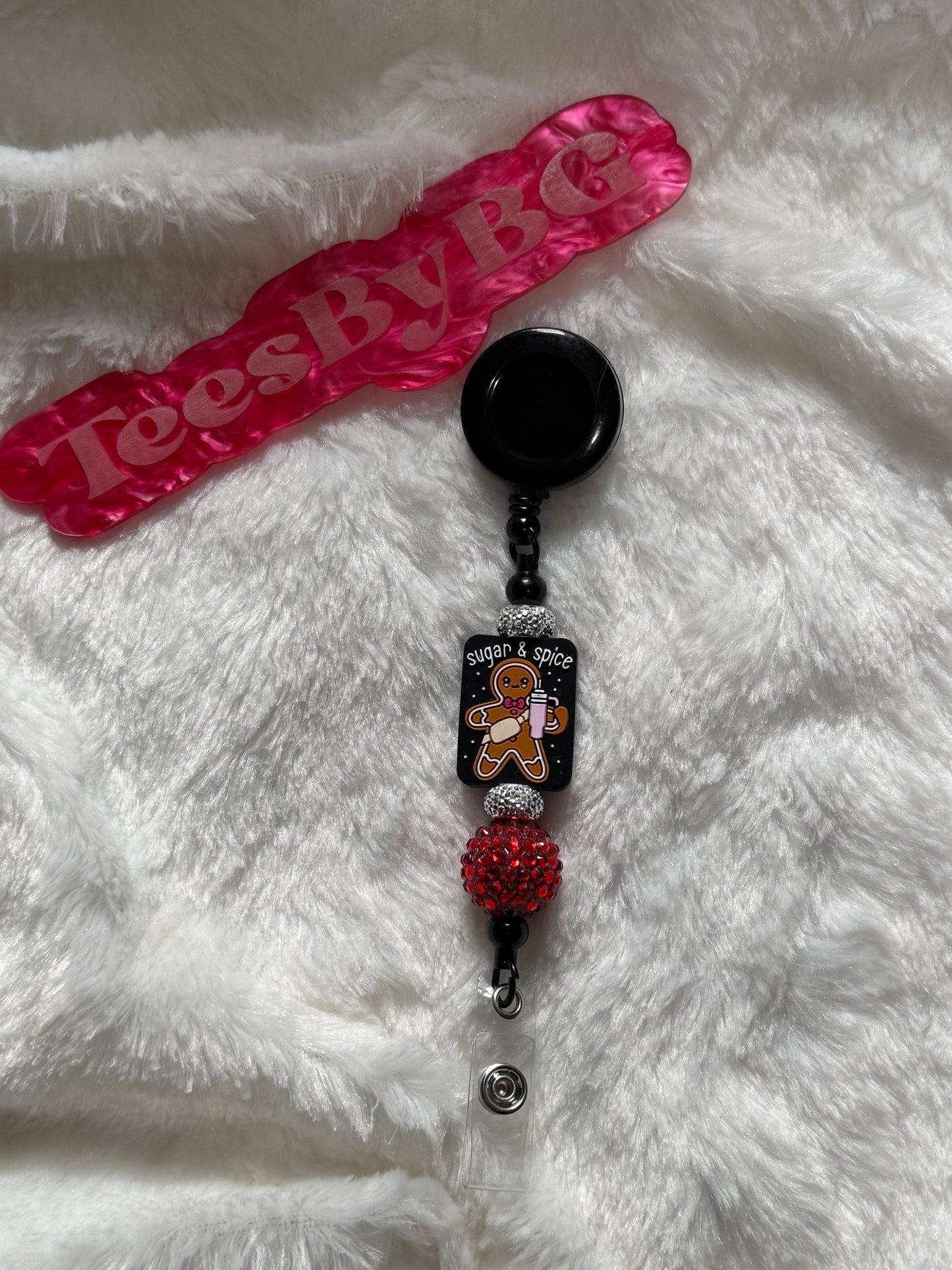 Sugar and Spice Badge Reel