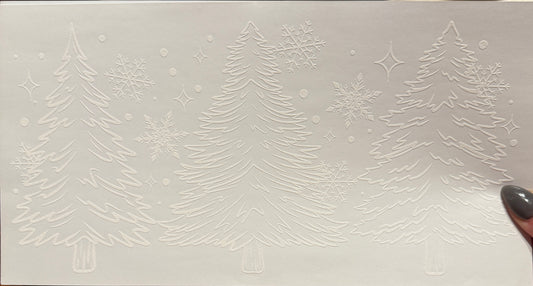 Christmas Trees with Snowflake Sleeves